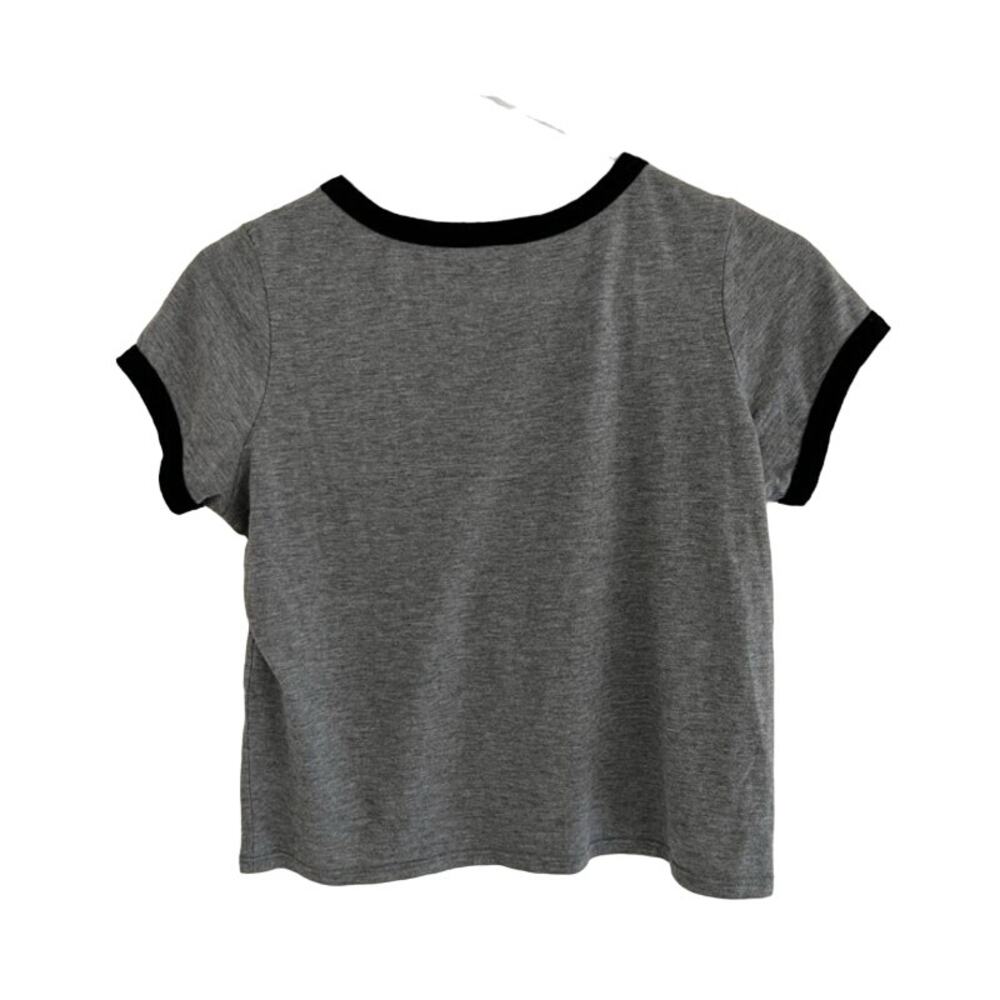 Jimi Hendrix Ringer Style Cropped Tee - Picture 2 of 3